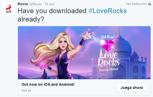 Tarjetas de aplicación o app cards