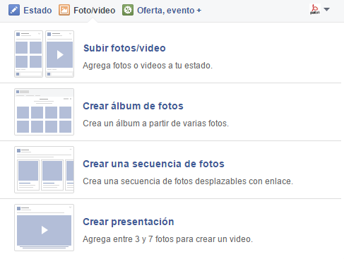 formatos de video en facebook