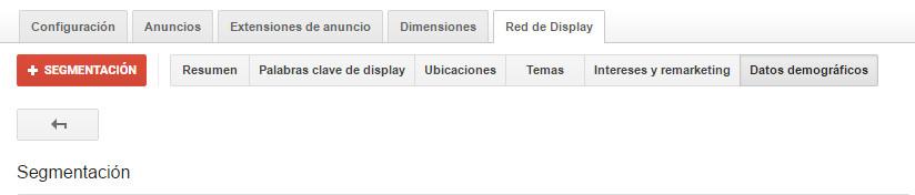 Cómo segmentar con campañas de red Display