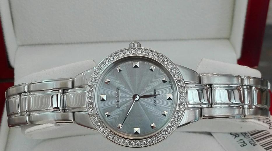 Reloj Citizen Mujer EX1360-50A Acero Y Circonitas