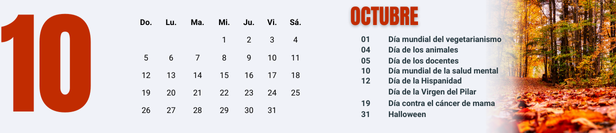 Fechas comerciales importantes Octubre 2025