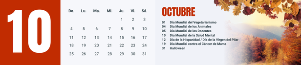 Fechas relevantes en octubre