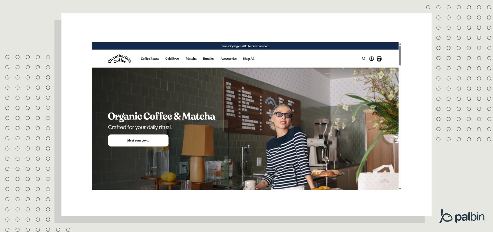 Ecommerce de Emma Chamberlain Coffee