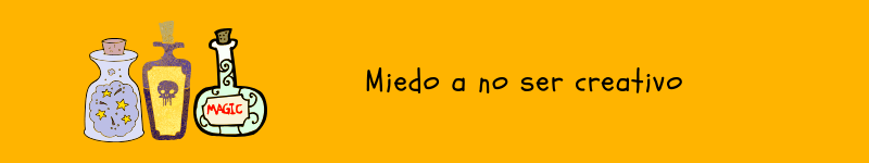 falta de creatividad