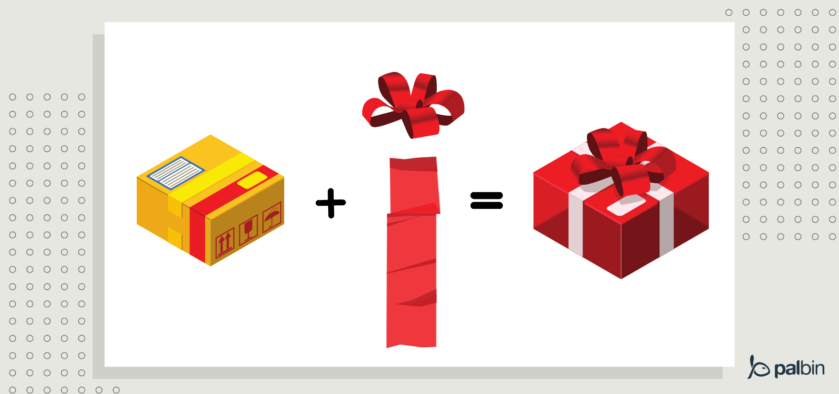 opción de regalo en el empaquetado online