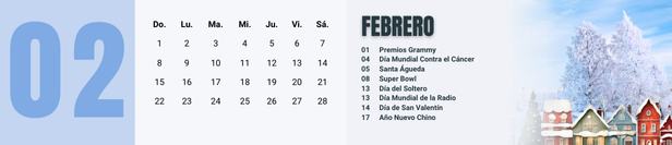 Fechas relevantes de febrero