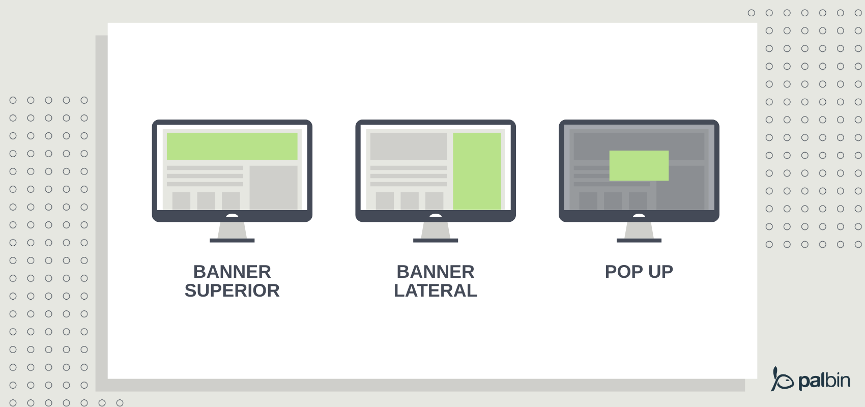 Publicidad mediante banners y pop ups