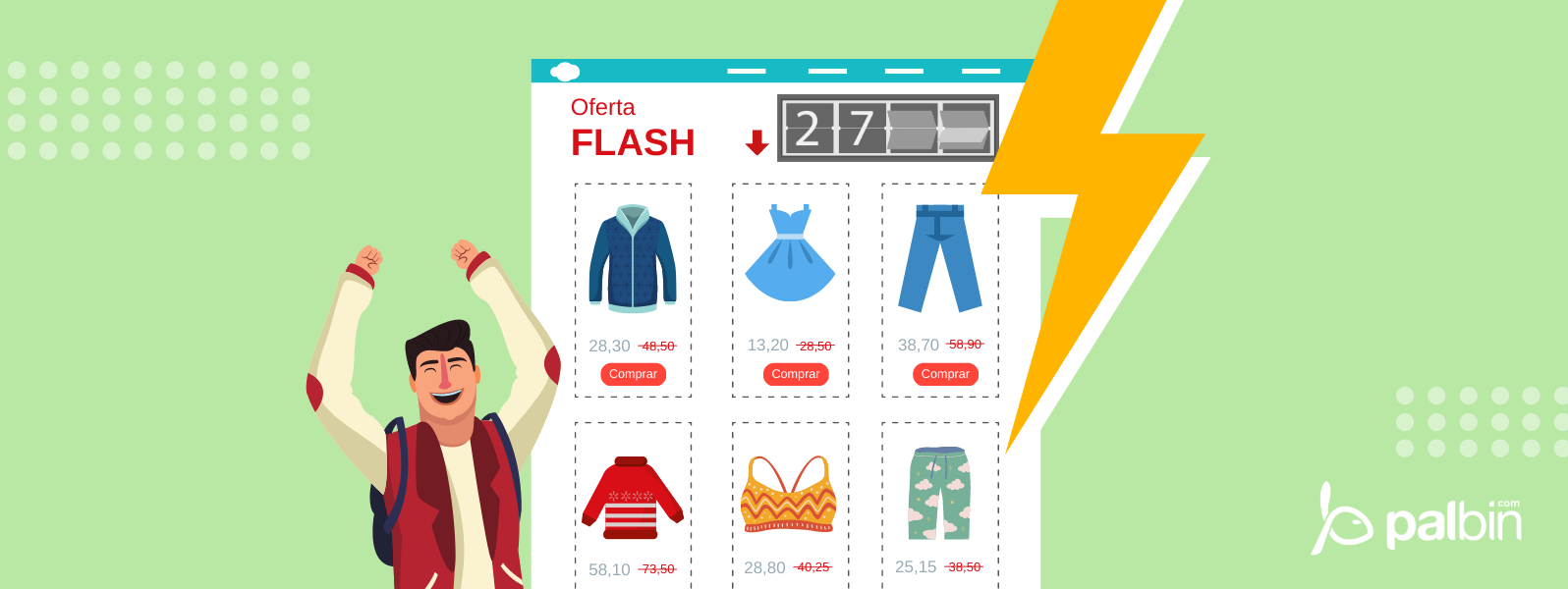 Ventas flash: Qué son y cómo aplicarlas a tu tienda