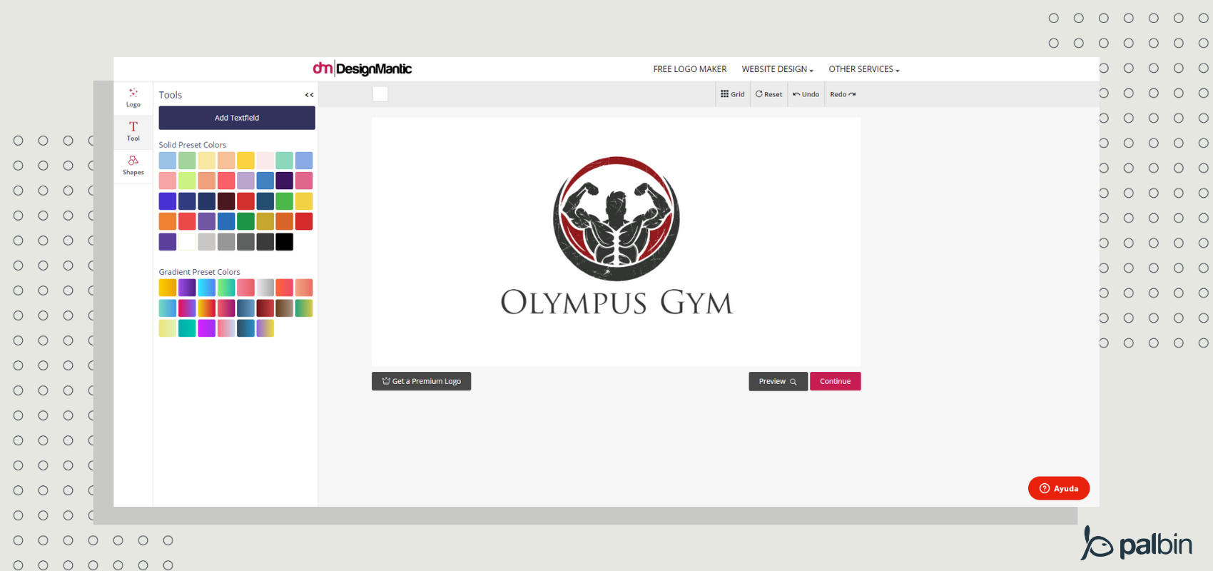 aplicacion online para hacer logos Design Mantic