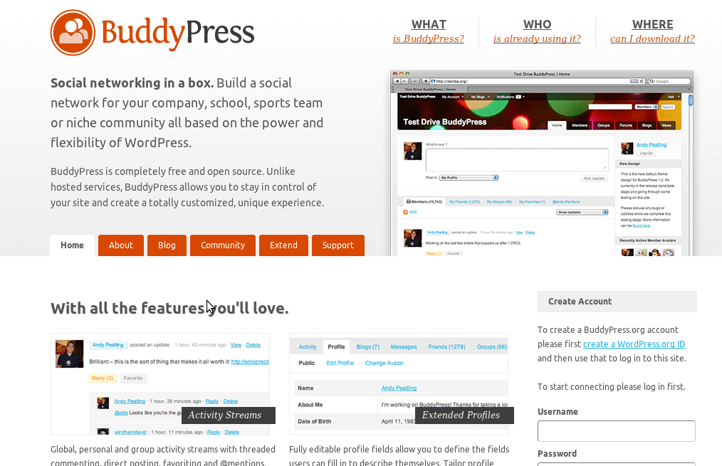 BuddyPress