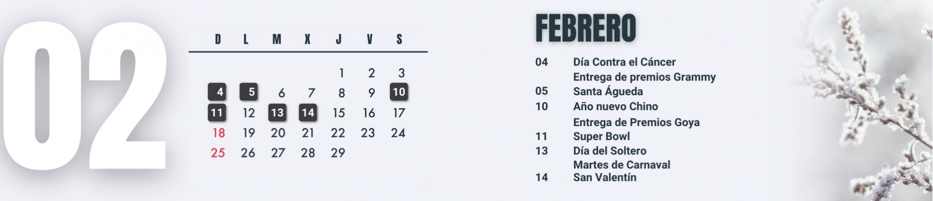 calendario ecommerce febrero 2024