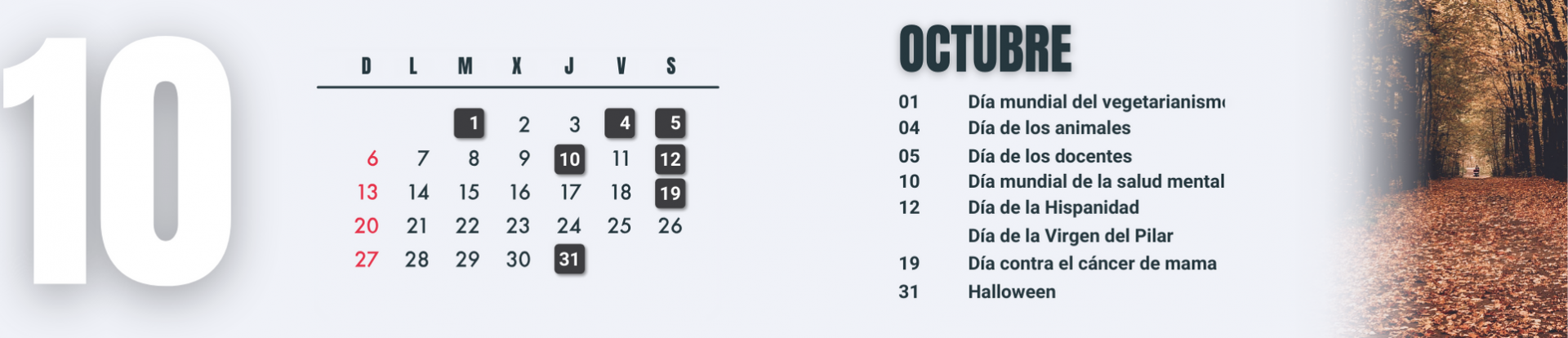 calendario de marketing en octubre 2024