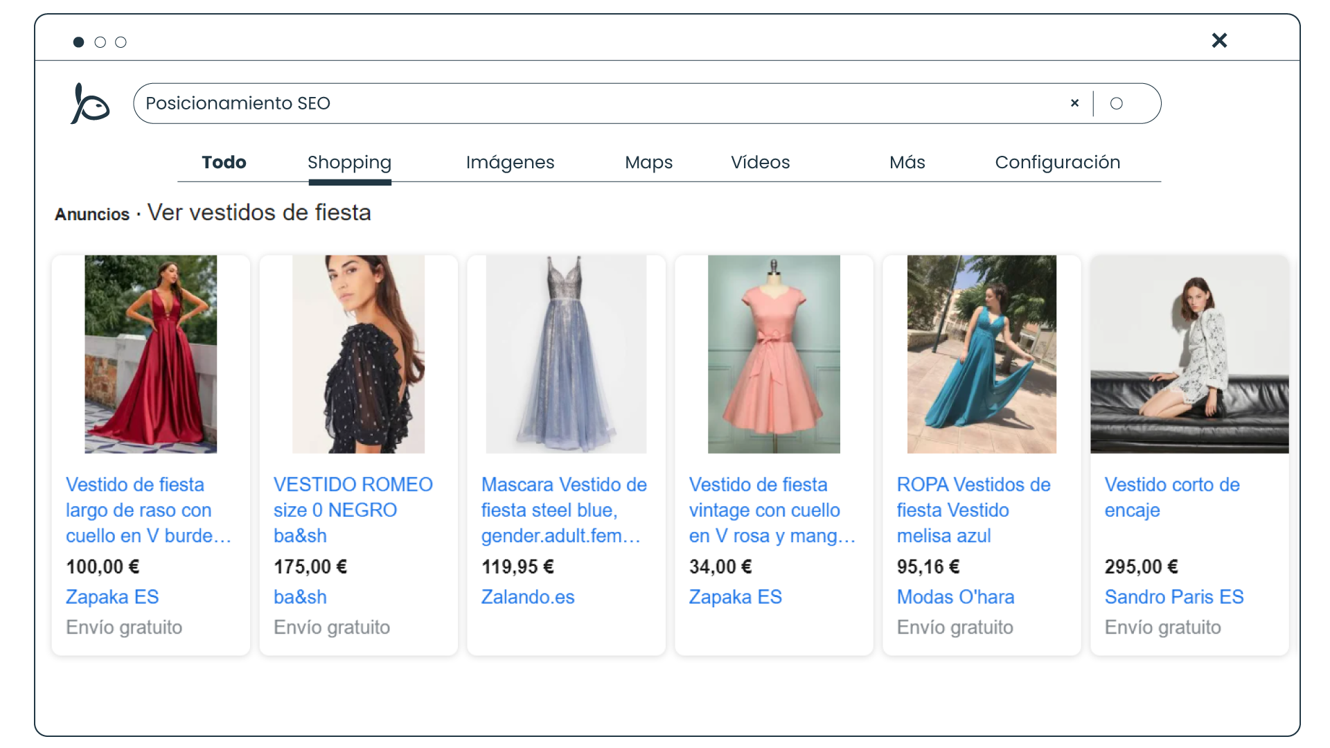 campaña Google Shopping