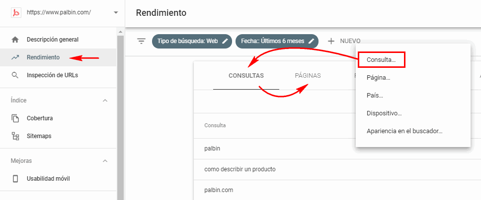 revisión de duplicidades en search console