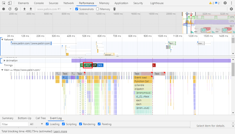 Análisis de la carga de una web con Chrome DevTools