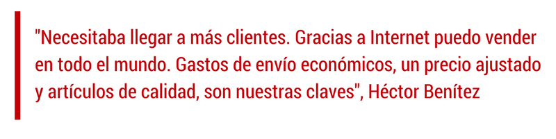 Gracias a Internet puedo vender a todo el mundo