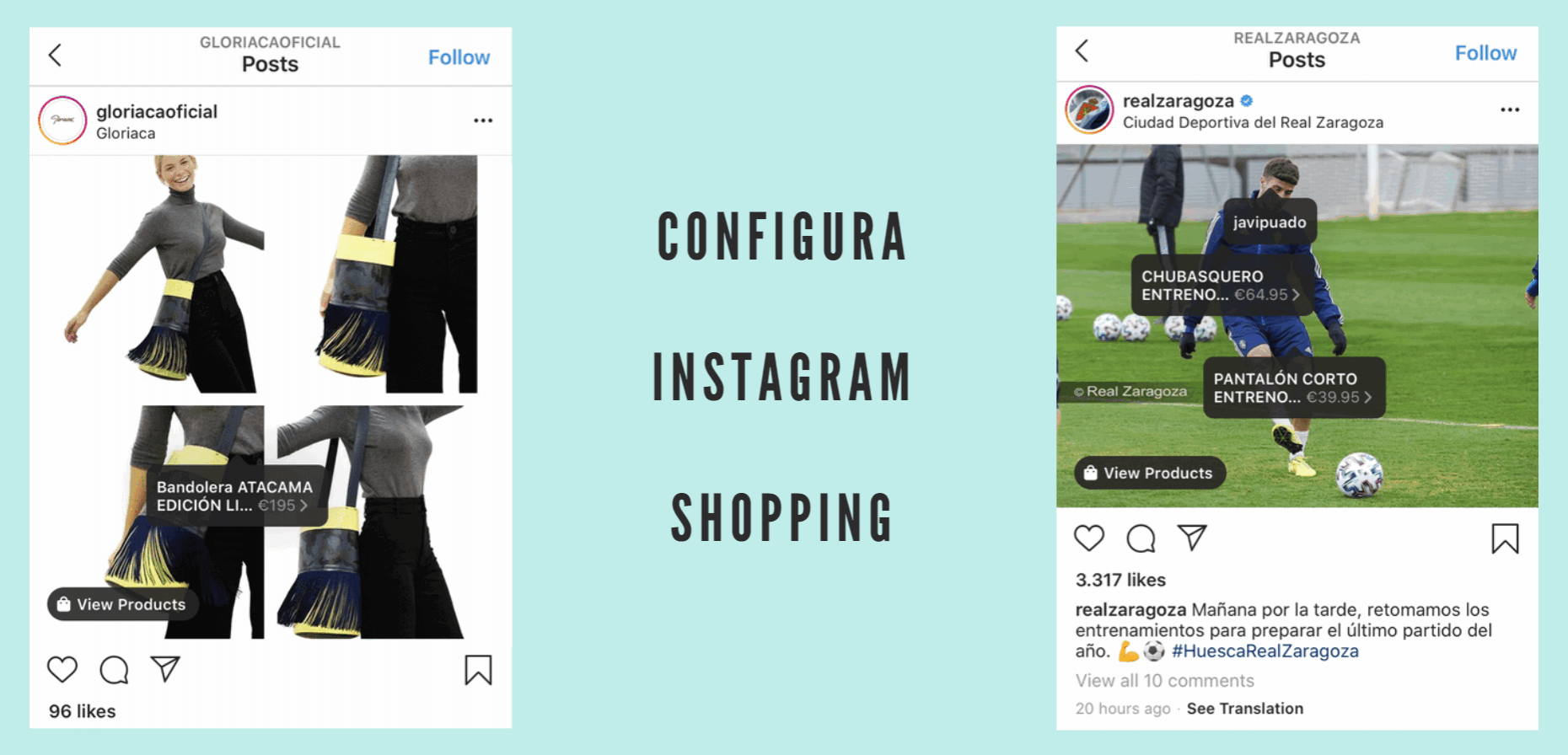 Configura tu IG shopping