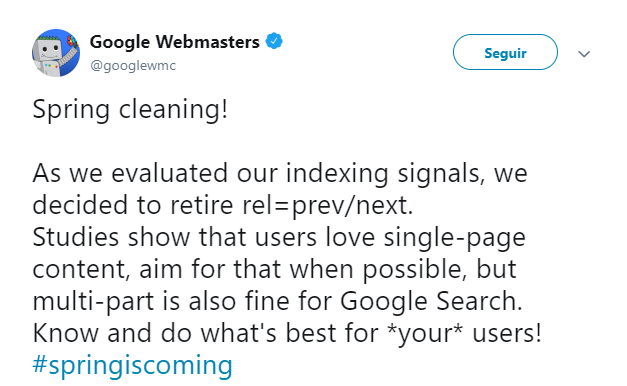 tweet diseño single page