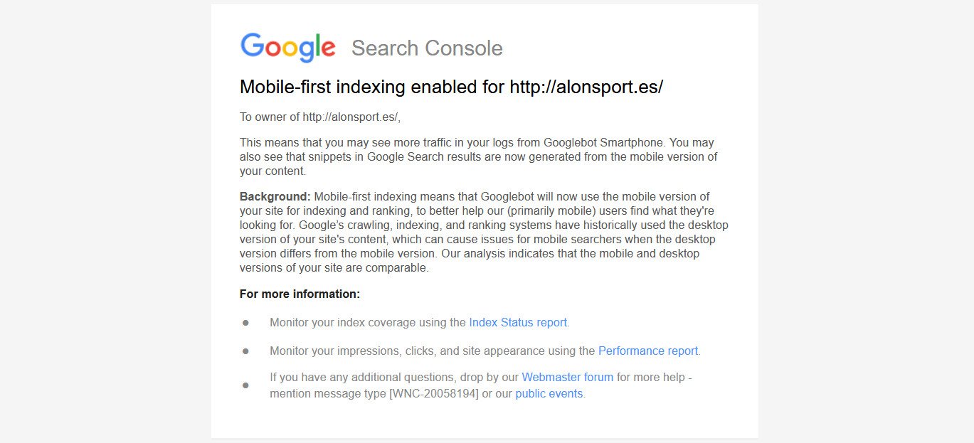 Email de confirmación