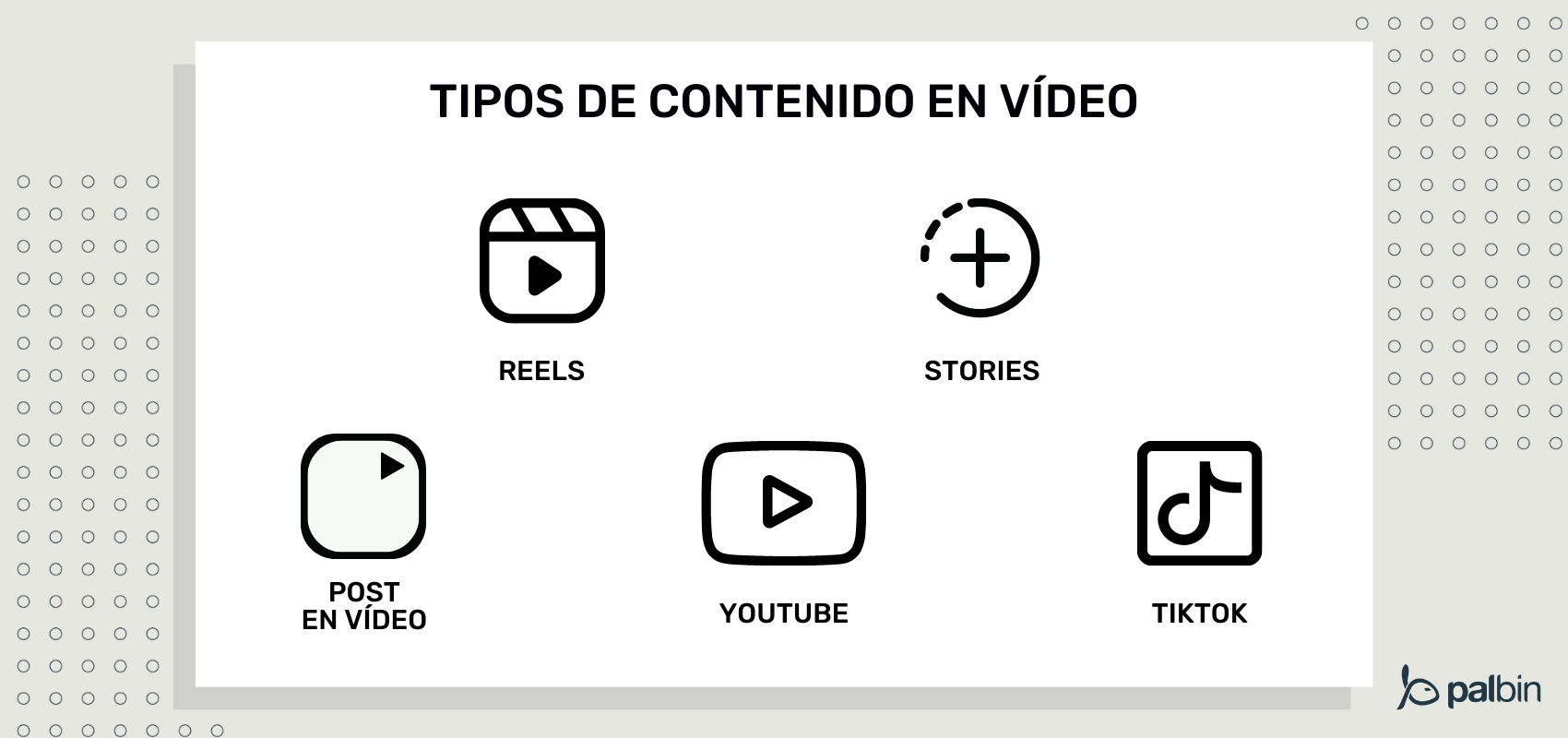 Tipos de contenido en vídeo