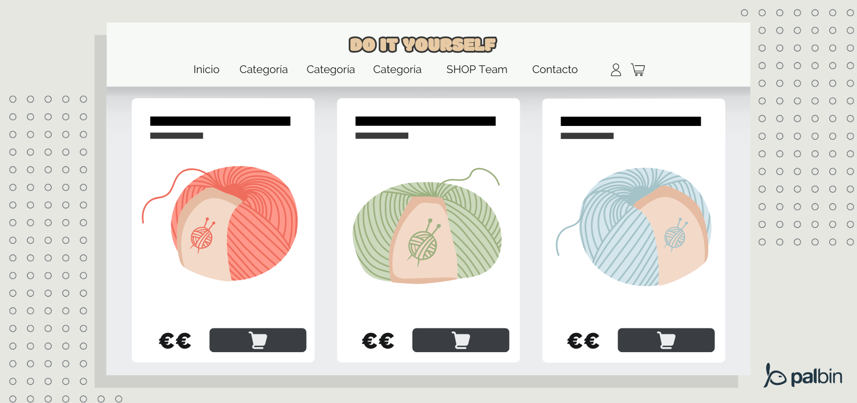 Diseño de una tienda online de manualidades