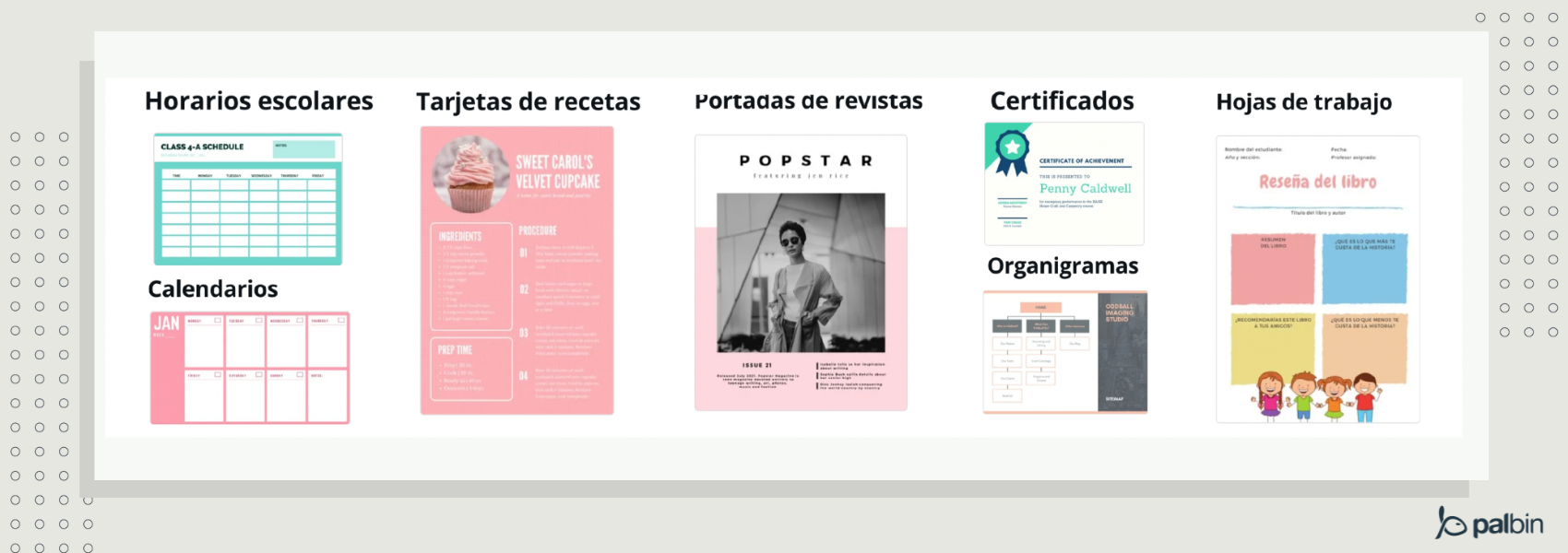 Otras plantillas de la plataforma