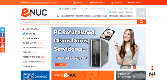 Proveedor dropshipping nacional, E-nuc