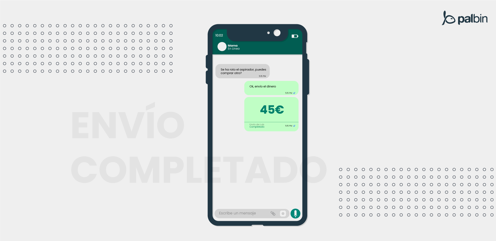 Enviar dinero con WhatsApp Pay
