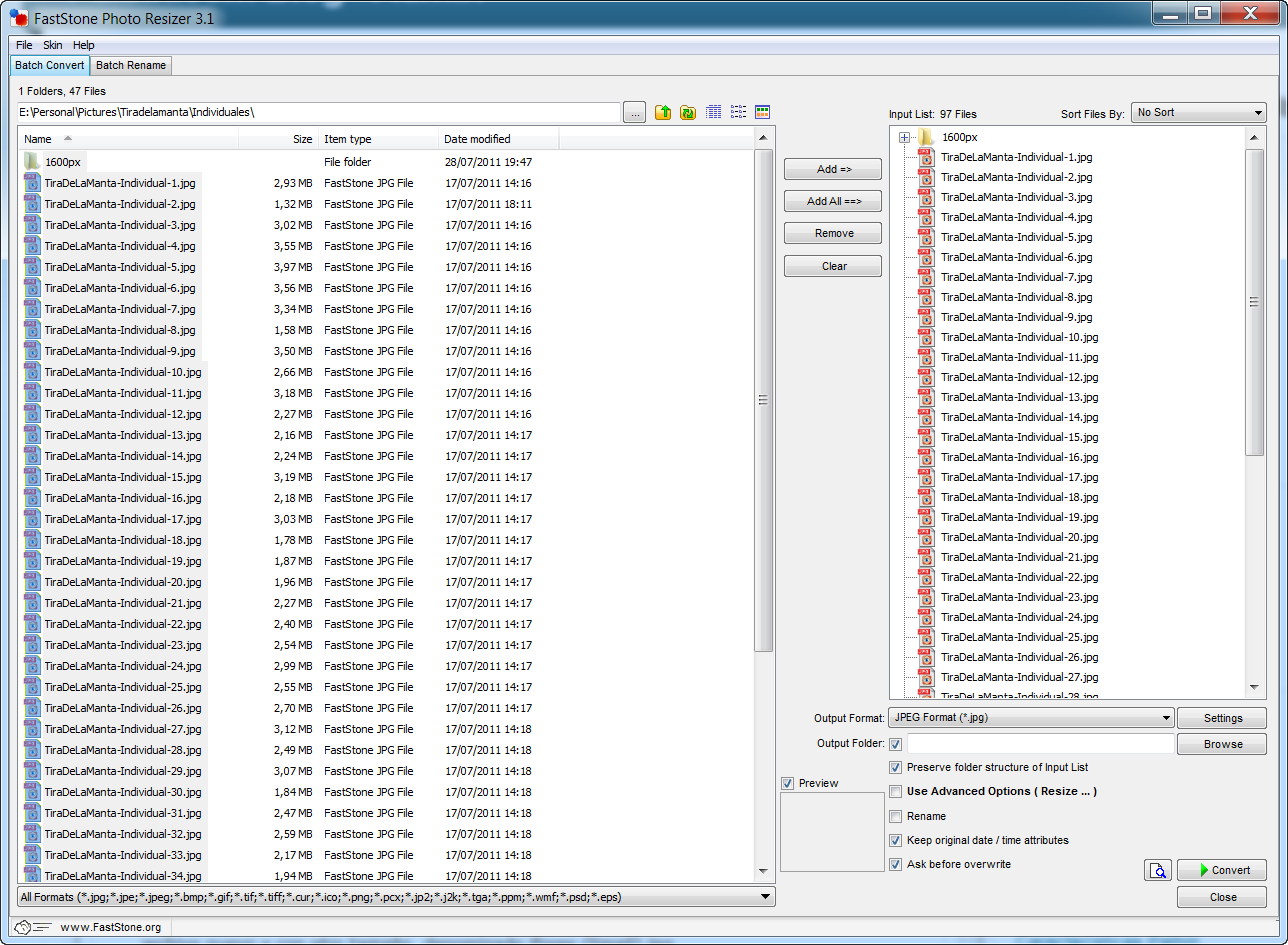 Añadir todas las imágenes