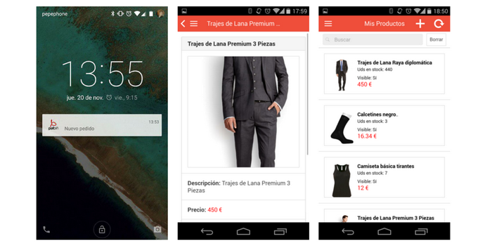 Aplicación mobile de Palbin