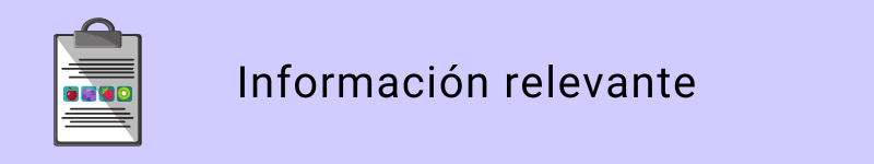 Información relevante