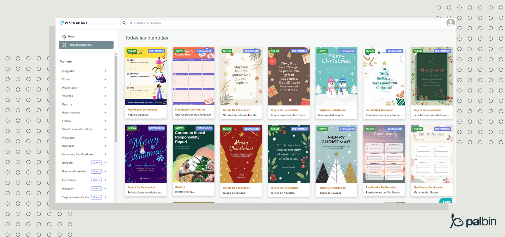 Herramienta alternativa a Canva: Piktochart