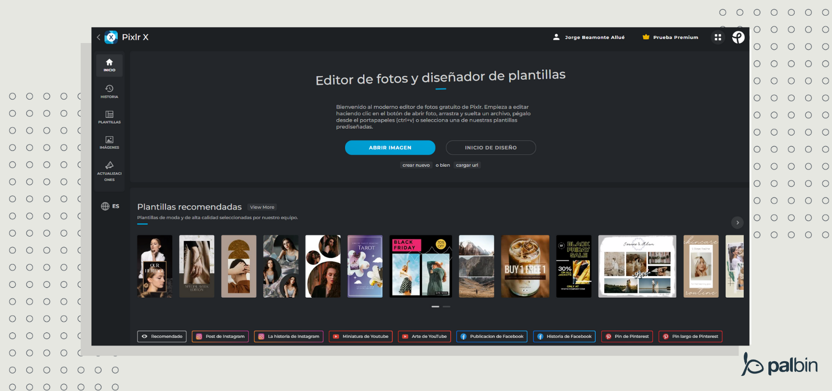 Editor de fotos Pixlr
