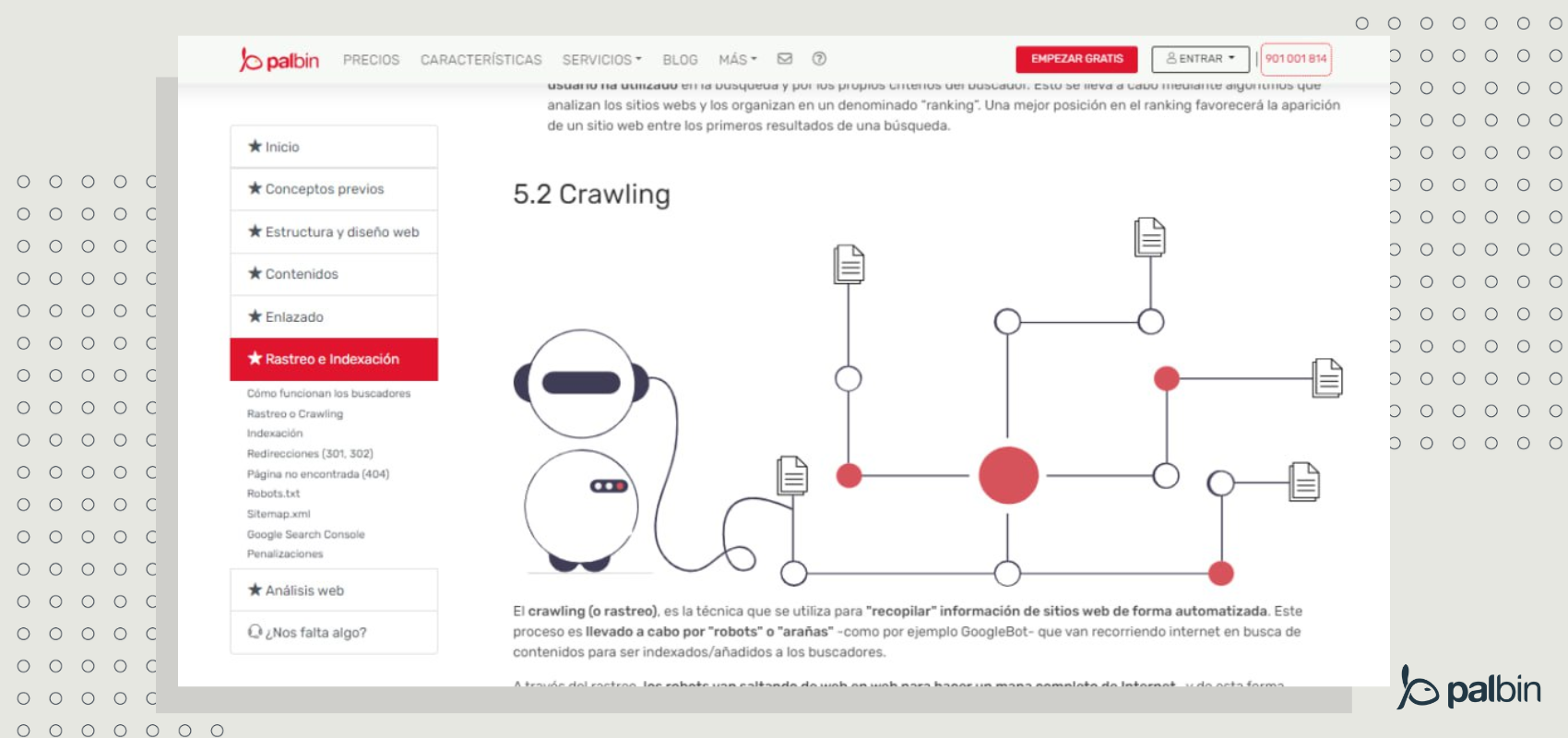 Plagio de la Guía SEO de Palbin.com