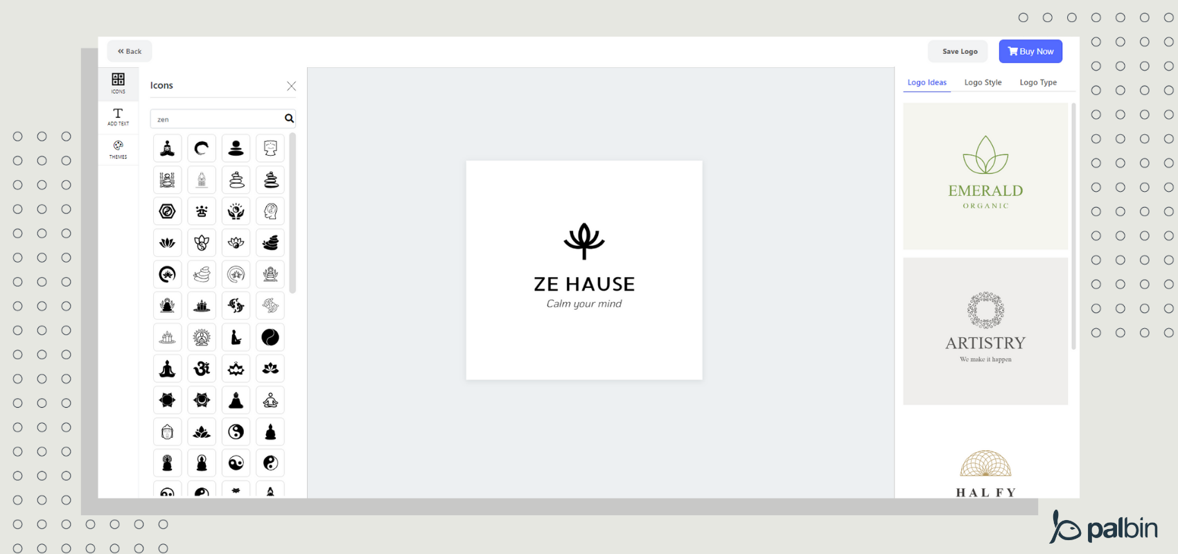 Plataforma para hacer logos kreateable