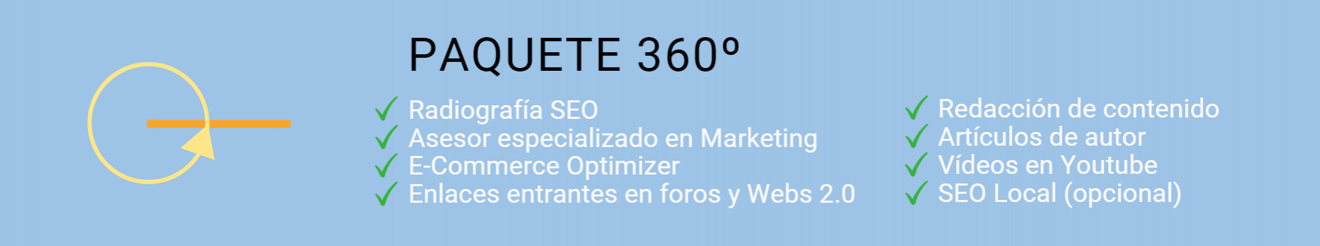 Paquete experto SEO 360