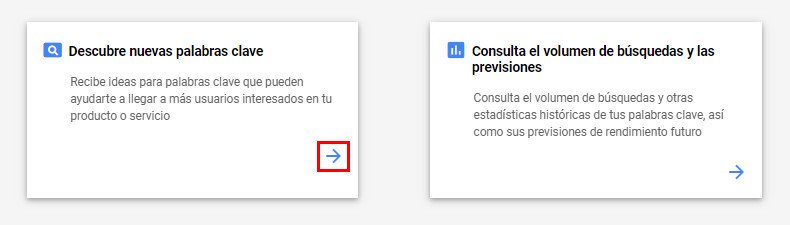 buscar palabras clave