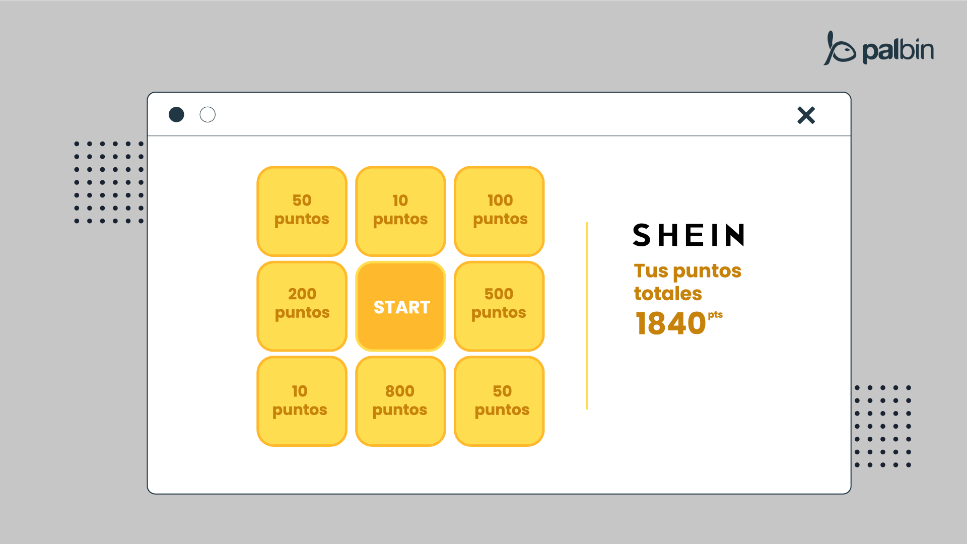 Sistema por puntos SheIn