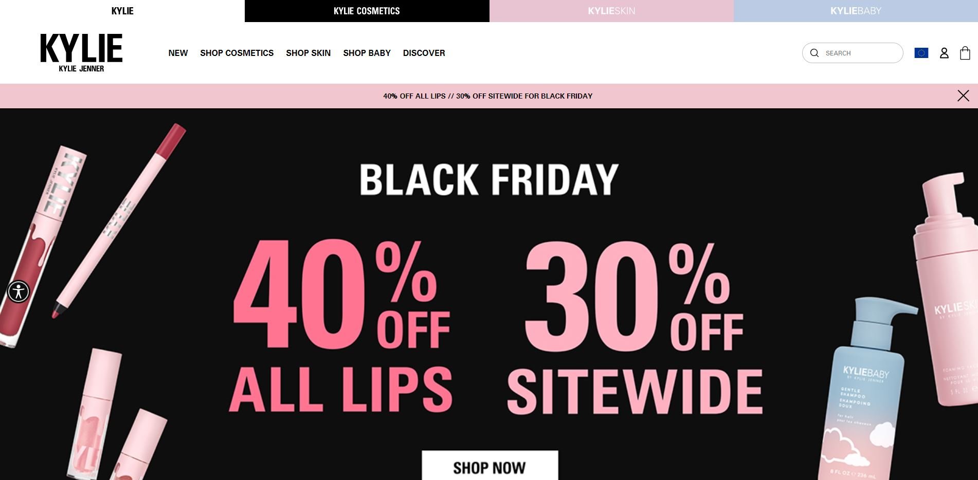 Tienda en internet kylie jenner