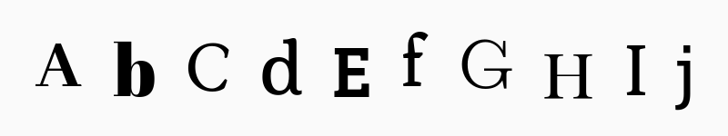 Tipografía serif