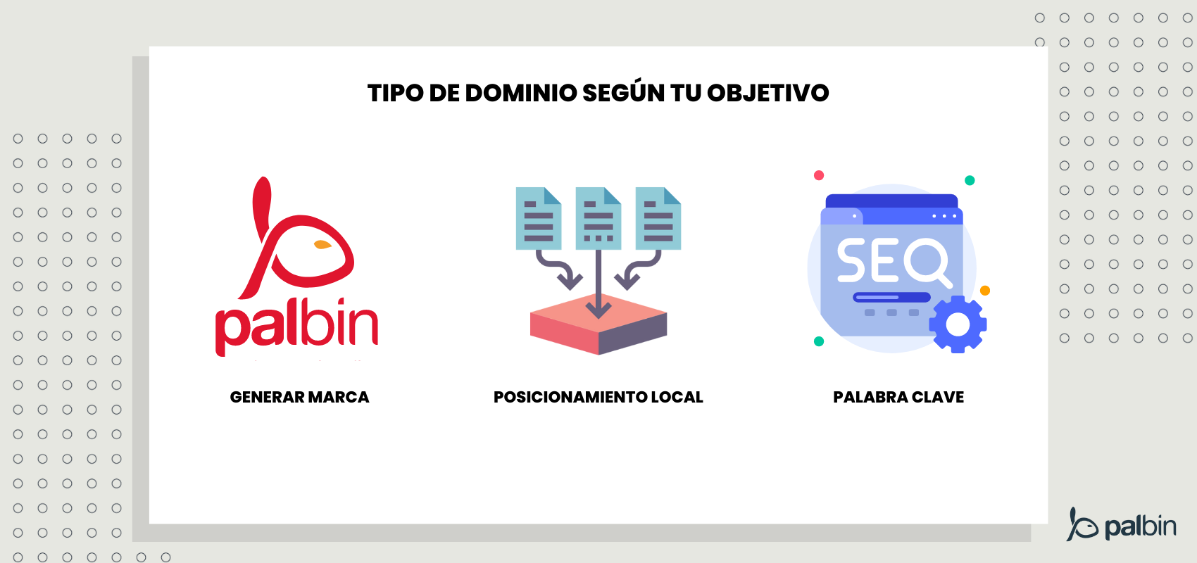tipos de dominio según tu objetivo