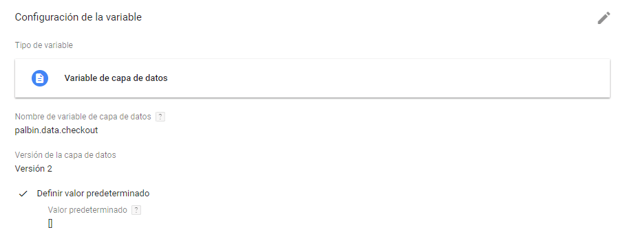 variables google tag manager