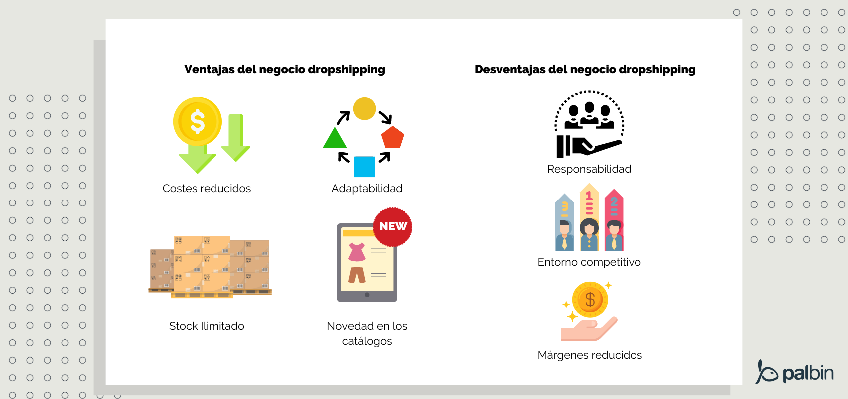 Ventajas e inconvenientes de la venta sin stock