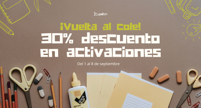 Vuelta al cole [Activa con 30% de descuento]