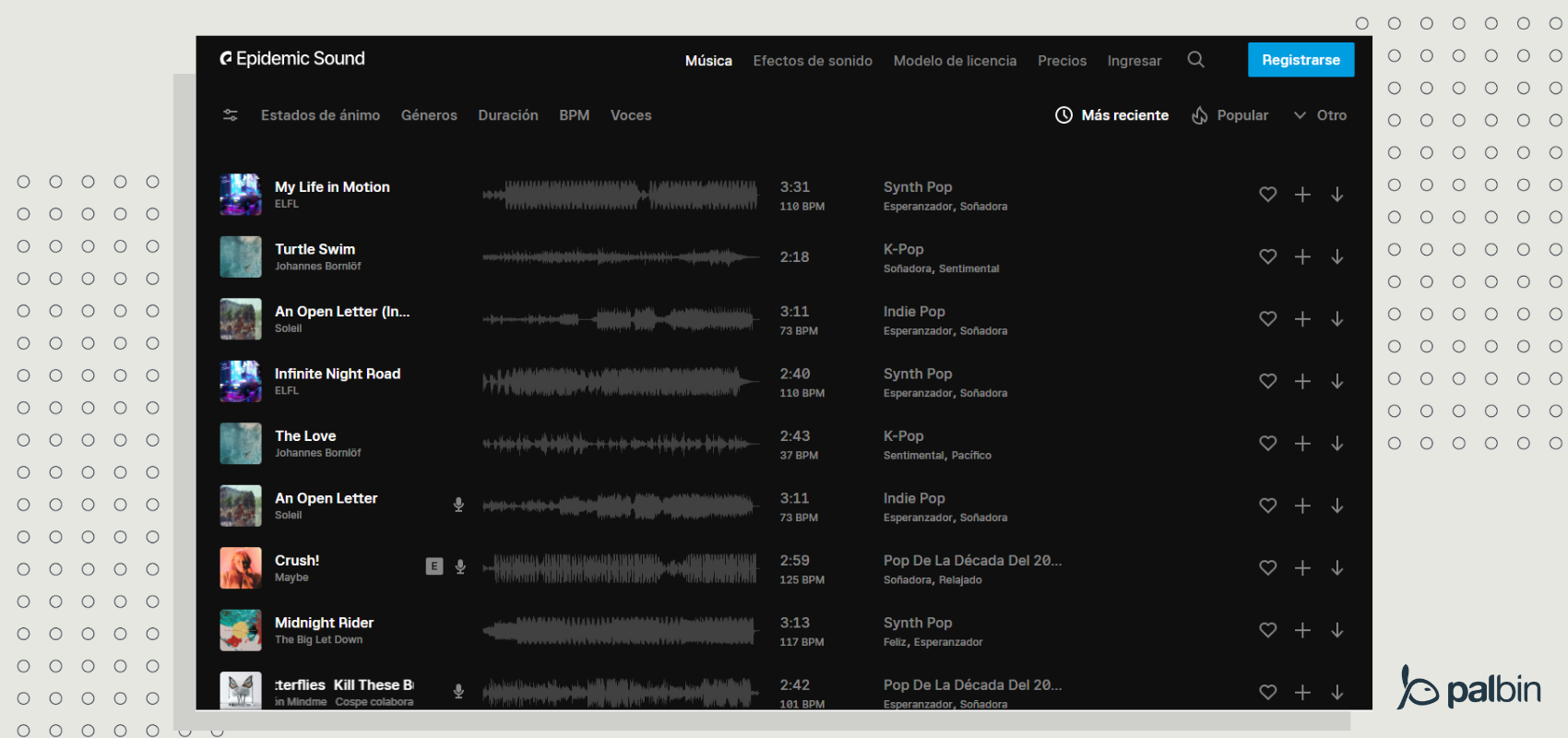 herramientas para vender archivos de audio