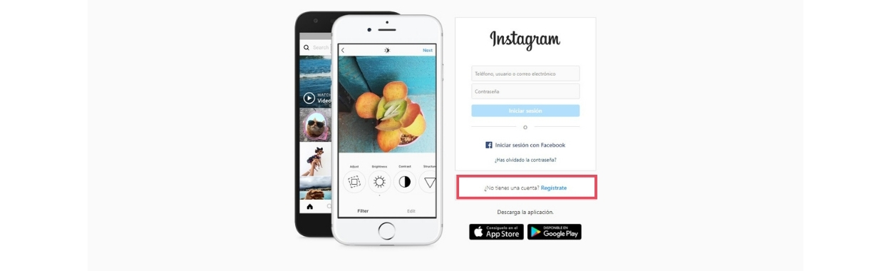 Imagen de configuración de Instagram