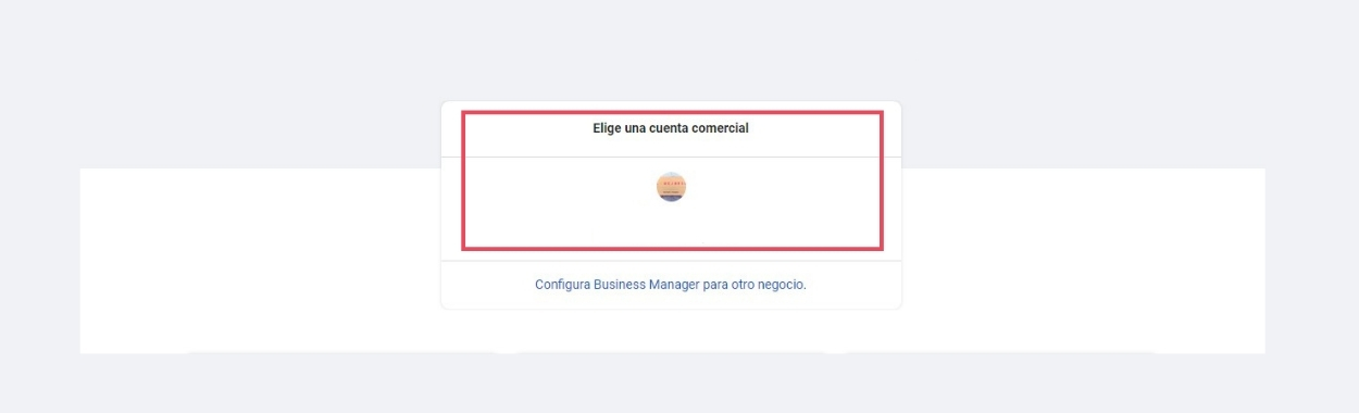 Imagen del gestor de catálogos de Facebook