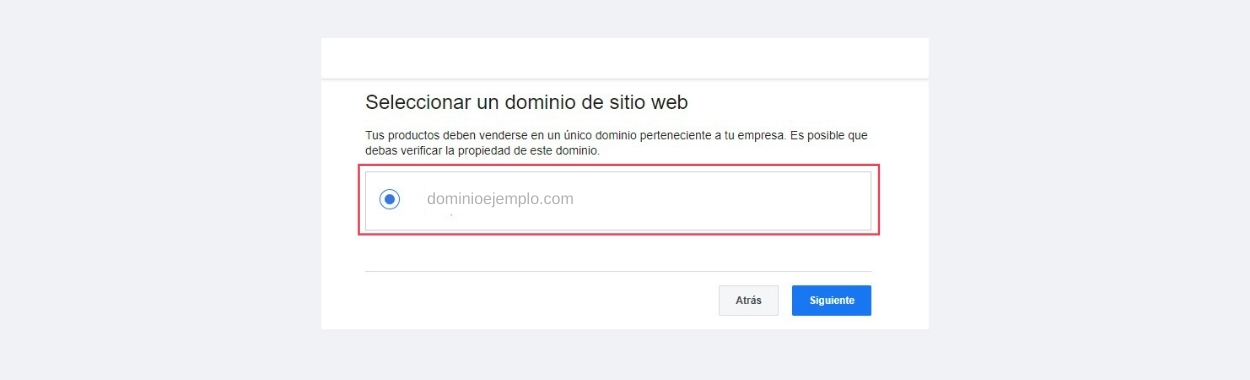 Imagen de confirmación de dominio web