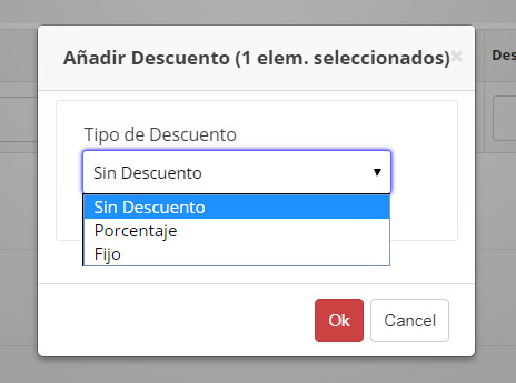 Imagen para configurar el valor del descuento