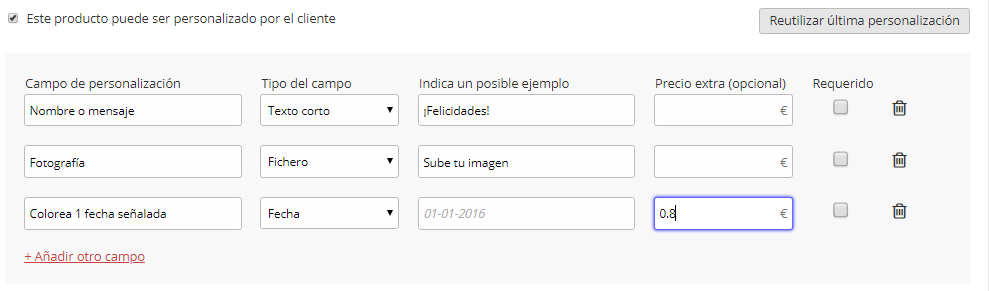 Subida de fichero para producto personalizado